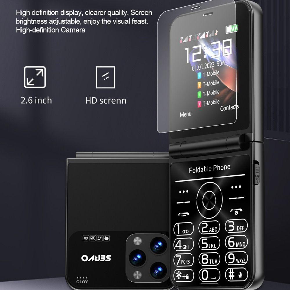 Складной телефон Flilo7 с FM-радио, женский раскладной мобильный телефон, небольшой раскладной мобильный телефон