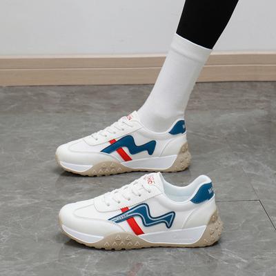 Ins корейская версия новой женской обуви для пап 2025 года, весна, студенческая спортивная обувь для бега на толстой подошве, увеличивающая рост, повседневная обувь для женщин NK867