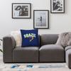 Brazil National Flag Square Pillowcase Cushion Cover Pillow Case Throw Pillow Cover For Home Sofa Living Room