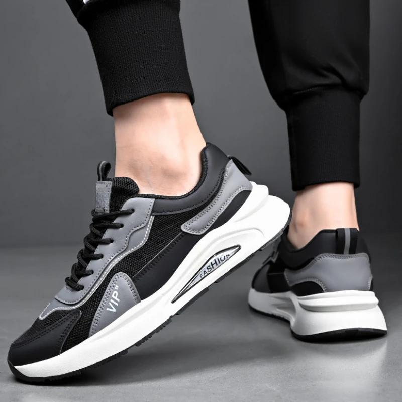 2024Men's Sneakers High Quality Men's Casual Breathable Lightweight Tennis Shoes White Sneakers for Men Zapatos Para Hombre