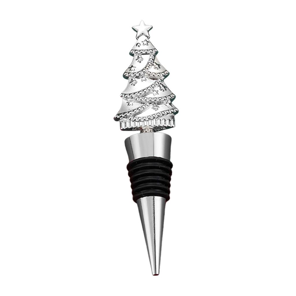 Christmas Tree Wine Bottle Stopper Reusable for Kitchen Decor Wedding Bar