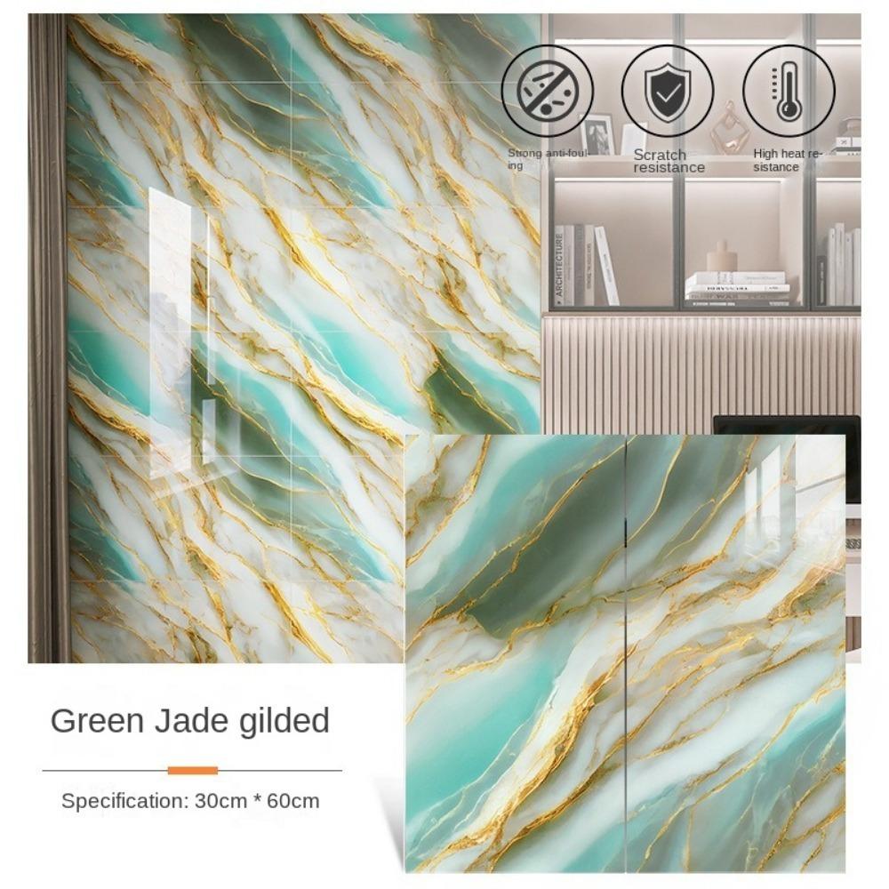 Мраморная плитка 30x60см Самоклеящаяся наклейка для напольной плитки Новые наклейки на стену Ванная комната Гостиная