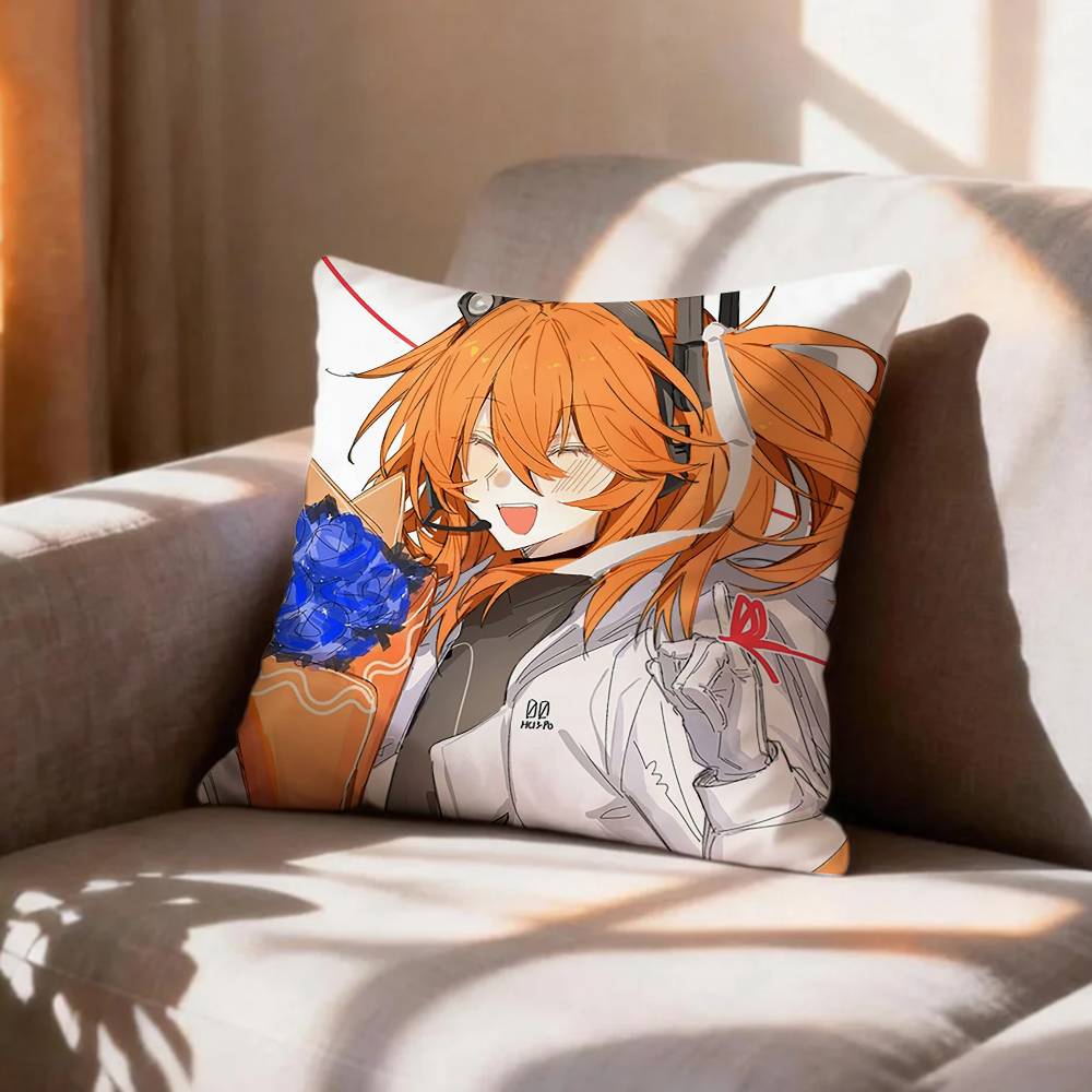 VN DDDLC Girl YYuri Pillow Case Pattern Printed Pillowcase For Living Room Sofa Cushion Cover