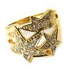 Gold Plated Ring 'Sublime Stars'