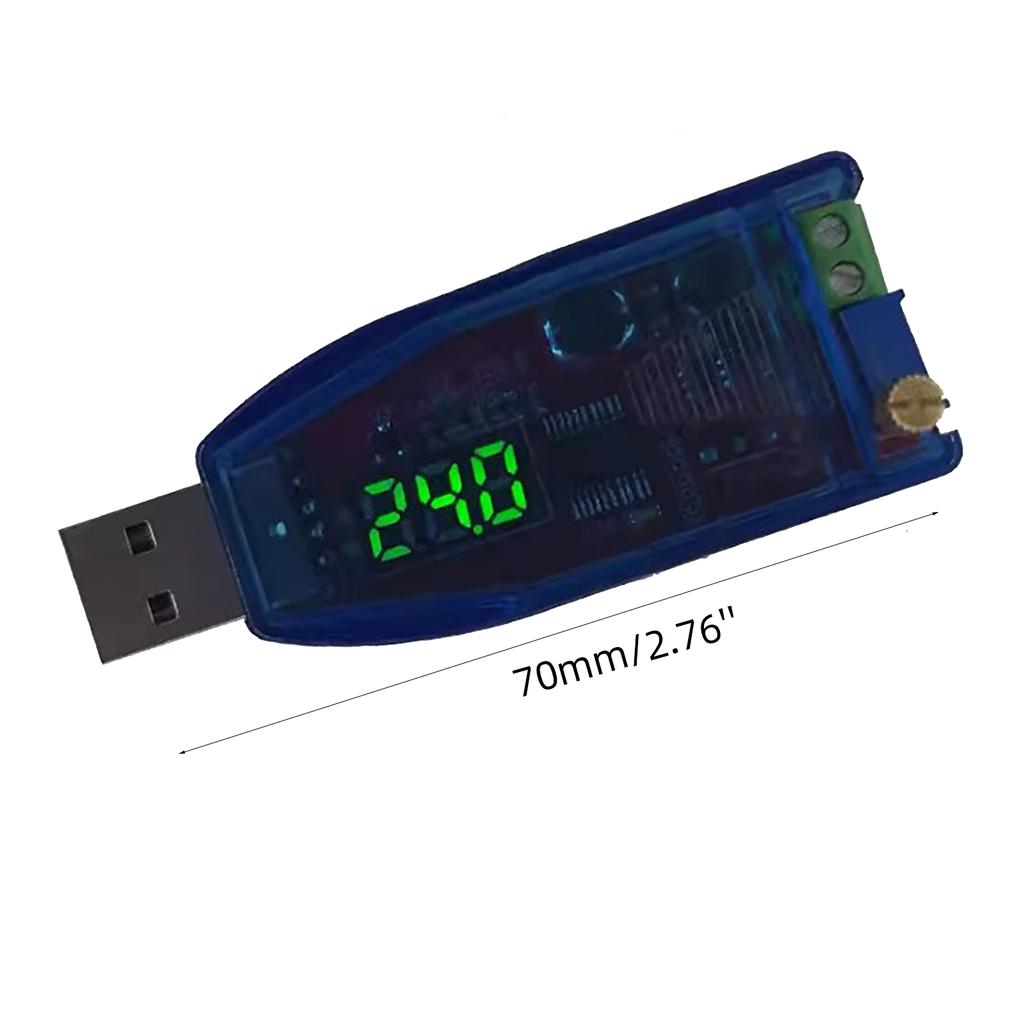 DCDC 5 В в 1 В-24 В USB повышающий понижающий преобразователь напряжения Модуль светодиодного дисплея для различных электронных устройств