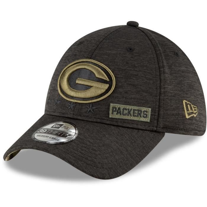 Casquette New Era 39Thirty - NFL Teams Salute To Service 2020 - Vert Bay Packers - Homme - Automne / Hiver