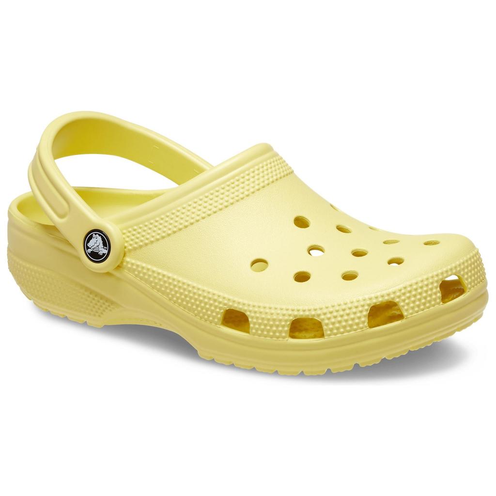 Crocs Классические клоги универсальные и удобные дырчатые туфли унисекс желтые