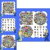 Sheets 50 Fallout Game Graffiti Stickers Luggage Laptop Diy Not Adhesive
