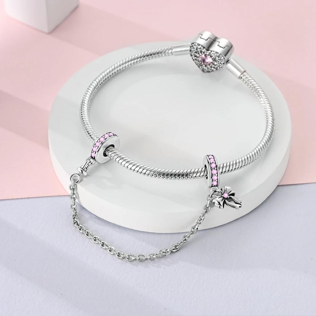 Шарм Медь Луна Звезда Лист Подходит Оригинал Новый Клипса-застежка Цепочка Безопасности Браслет Сделай Сам Для Женщины Девушки Ювелирные Изделия Изысканный Подарок