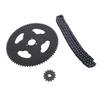 Комплект передней и задней звездочки T8F с цепью T8F 120 звеньев T8F 10 мм H отверстие 14T Передняя звездочка 74T
