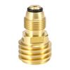 Propane Tank Adapter Solid Brass Regulator Valve Safety POL Tank Convert to QCC1 Type1