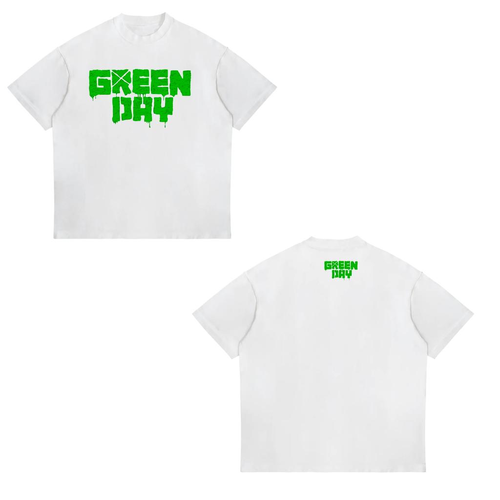 2026 Green Day American Idiot Hysteria T Shirt Unisexs Rock Music Classic Band Tee Shortsleeved Women Fashion Street Top