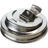 Fresh Stainless Steel 2PCS Mason Jar Drinking Lids, Wide Mouth Sip Lid, Anti-Cracking Leak-Proof Seal Flip Cap