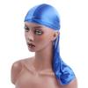 Men Women Elastic Cancer Head Scarf Pre-Tied Headwrap Turban Hijab Bandana Pirate Hat Silk Durag