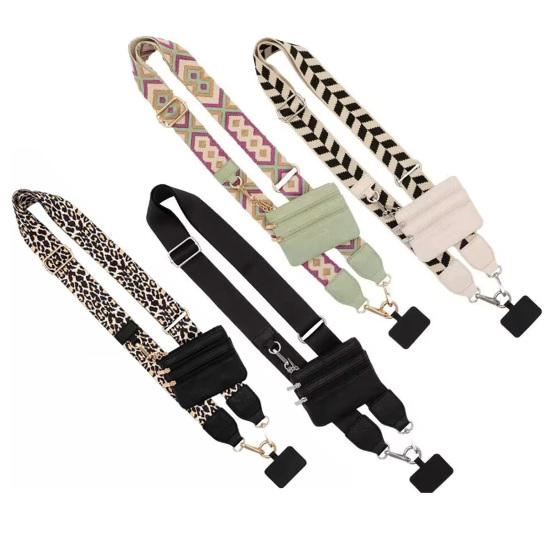 Ремешок для сотового телефона с застежкой-молнией и клипсой для телефона