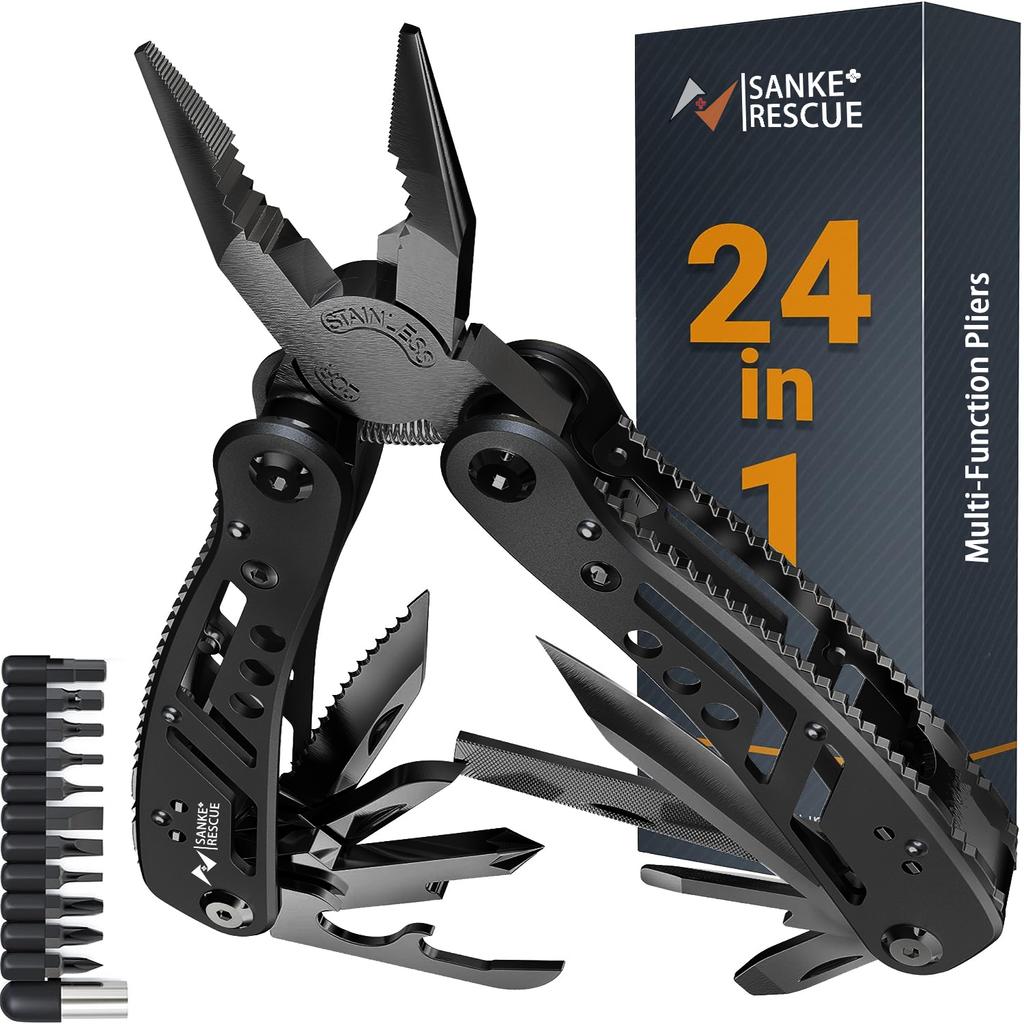 Multitool 24 In 1 Pocket Outdoor Plier Army Knife Heavy Duty Stainless Steel Multi-purpose Tool for Hunting Hiking Camping