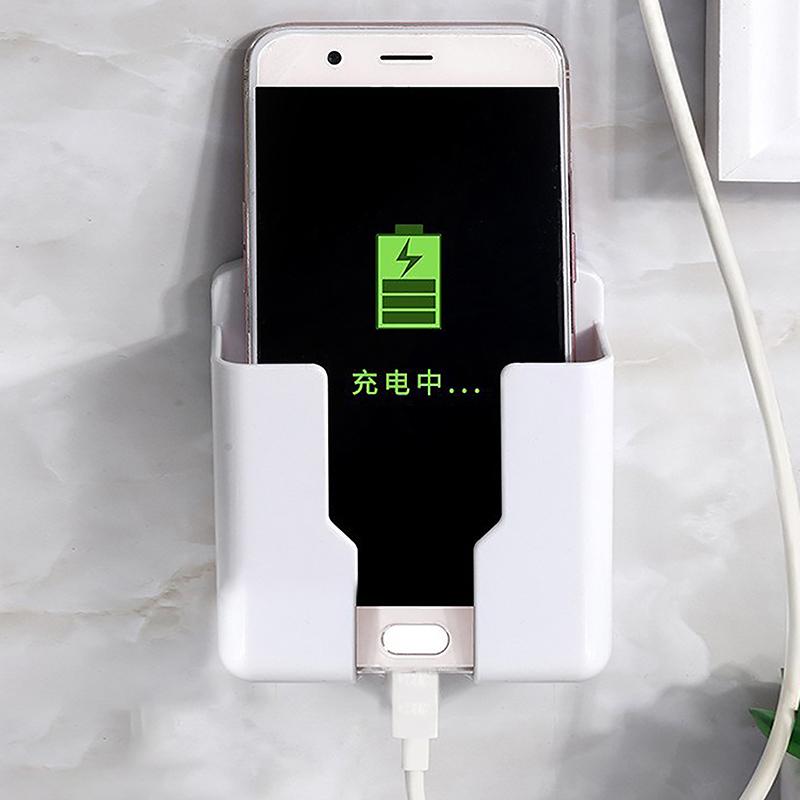 Universal Remote Controller Holder Phone Charging Bracket Air Conditioner Remote Controller Bracket Wall Shelf Mount Stand