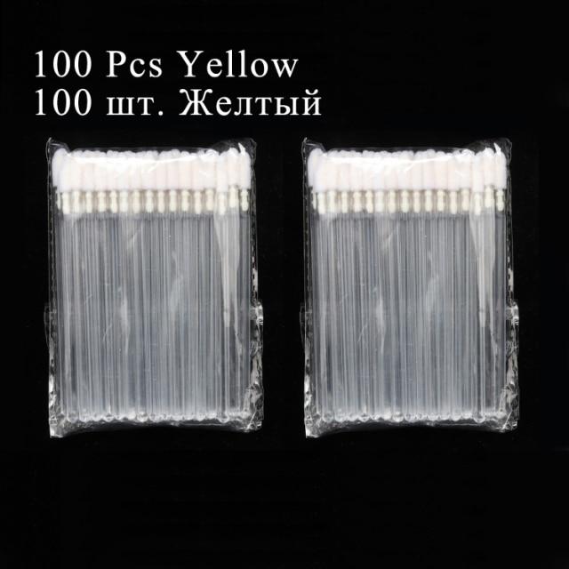 50/100pcs Disposable Makeup Lip Brush Lipstick Mascara Wands Applicators Eyelash Eyeshadow Lip Gloss Brushes Cosmetic Tools
