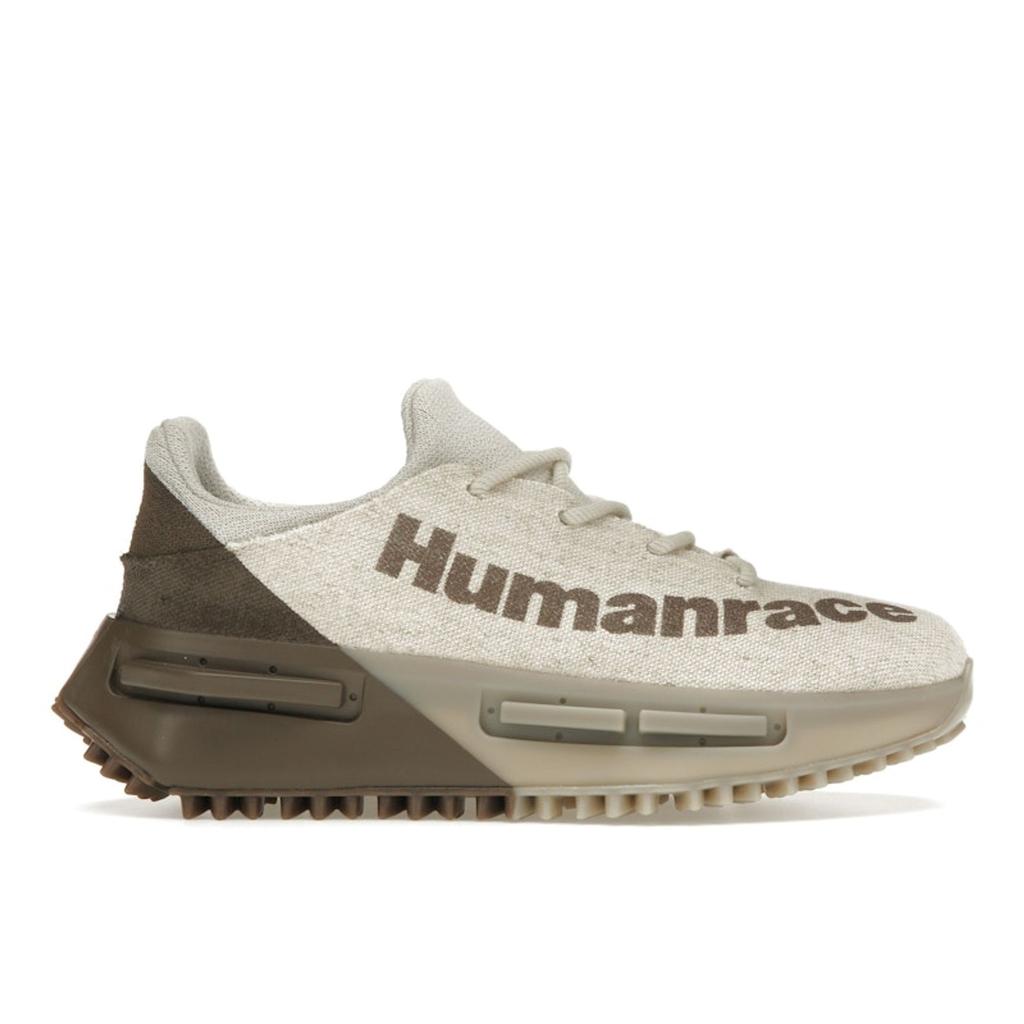 Pharrell x adidas NMD_S1 Mahbs Earth Strata Унисекс Кроссовки Песочный Алюминий Светло-коричневый ID7413