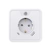 EU Plug Power Adaptor,Power Strip,Whit Motion Sensor Light,1 Socket,1 USB,1 Type-C,Category G,48mm.2P,EU General,for Home