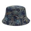 Double Sided Cartoon Graffiti Bucket Hat Travel Sun Cap Men Women