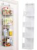 1pc 4 Layer Over The Door Hanging Organizer,Cosmetics Wall Hanging Storage Organizer,Large Capacity Mesh Holder With Clear Pockets Hanging Storage Bag