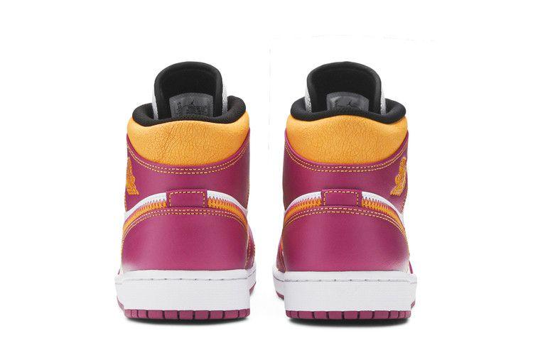 Men's Sneakers Nike Jordan 1 Mid Dia de los Muertos White/Fuchsia-Orange-Black