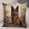 Sofa Home Pillowcase German Shepherd  Decoration Pet Animal Cushion