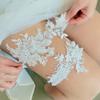 SLBRIDAL Сексуальная кружевная цветочная хрустальная стразы жемчуг свадебный подвязка для чулок свадебное бедро нога подвязка кольцо для женщин/девушек/невест