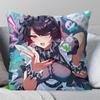 Игра Zenless Zone Zero Эллен Джо Наволочка Квадратная Подушка Спальня Диван Досуг Комфорт Подушка Гостиная Домашнее Украшение 40X40
