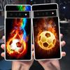 Чехол для телефона «Футбольная страсть» с футбольным мячом для Google Pixel 9 Pro XL 8 7 6 Pro 8A 7A 6A 5 4 5A 4A 3A XL 5G Силиконовый ТПУ Прозрачный Чехол