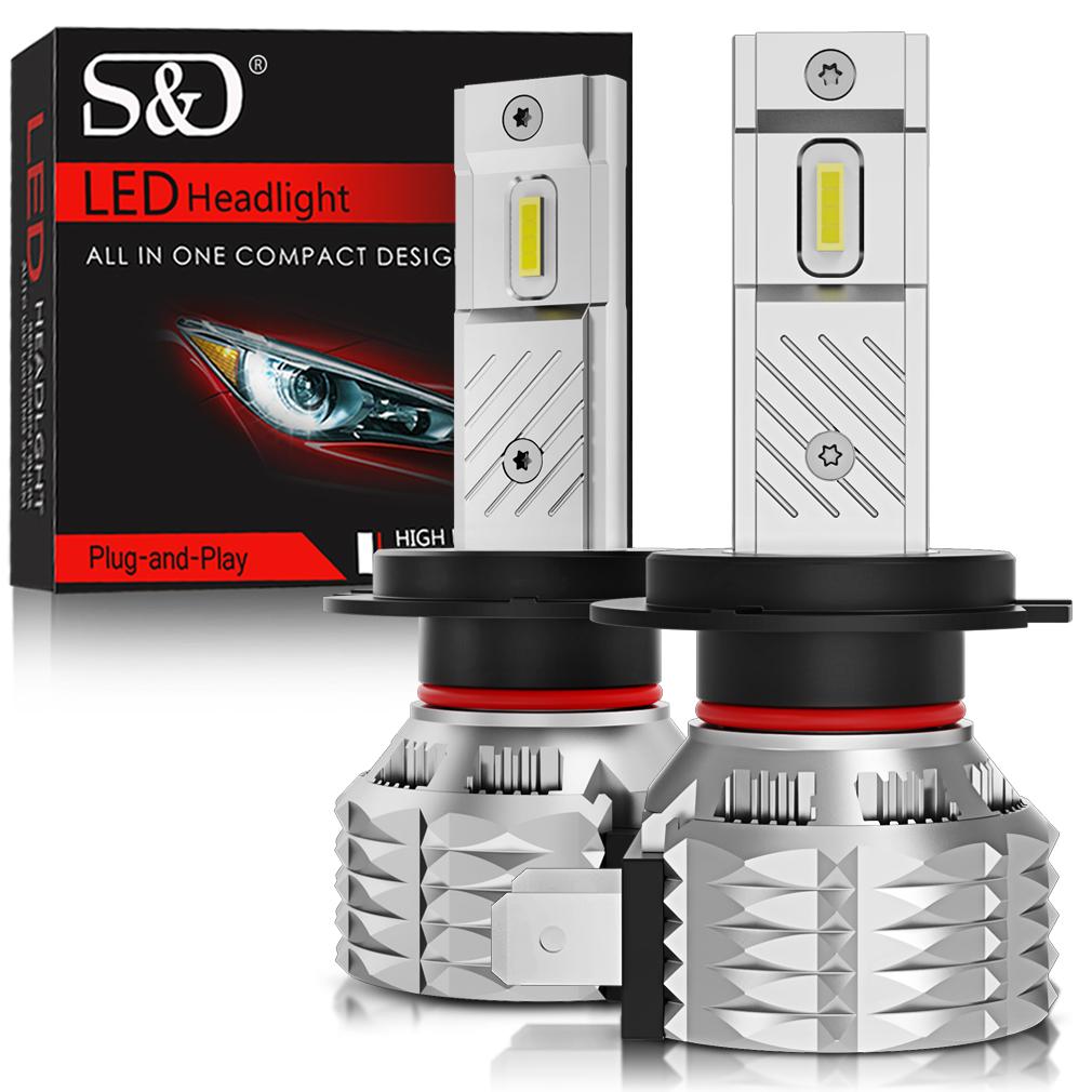 2шт 12000LM H7 H4 Светодиодные фары H1 H8 H11 Светодиодные противотуманные фары H16(Япония) 9005 HB3 9006 HB4 9012 Hir2 Светодиодные DRL Автомобильные противотуманные фары дальнего света 6000K