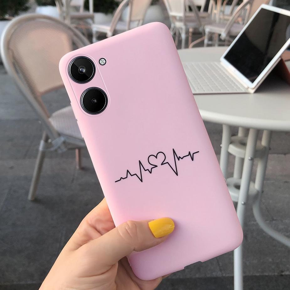 Для Realme 10 4G Чехол Милый Конфетный Расписной Чехол Мягкий Силиконовый Чехол для Телефона Для Realme 10 Pro Plus Realme10 Pro+ Чехол Бампер