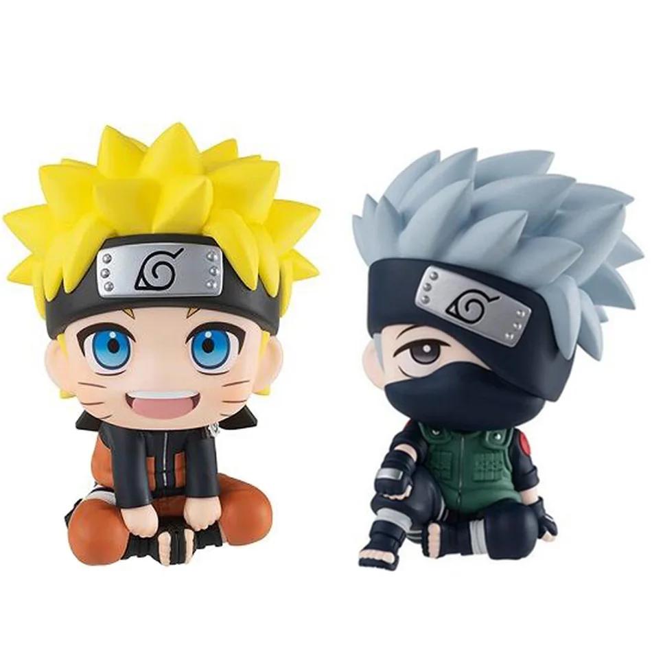 Anime Naruto Figure Naruto 9cm Kakashi Q Version Kawaii Sasuke Itachi Action Figurine Car Decoration Collection Model Gifts