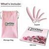 Qoqiu 5-Pack Silicone Pelvic Floor Dilator - Muscle Training Wand for Women's Health & Postpartum Recovery