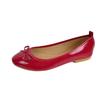 Women's Shoes Classic Moccasins Casual Red Patent Leather Lady Fashion Design Bowknot Shoes for Women Spring/Autumn