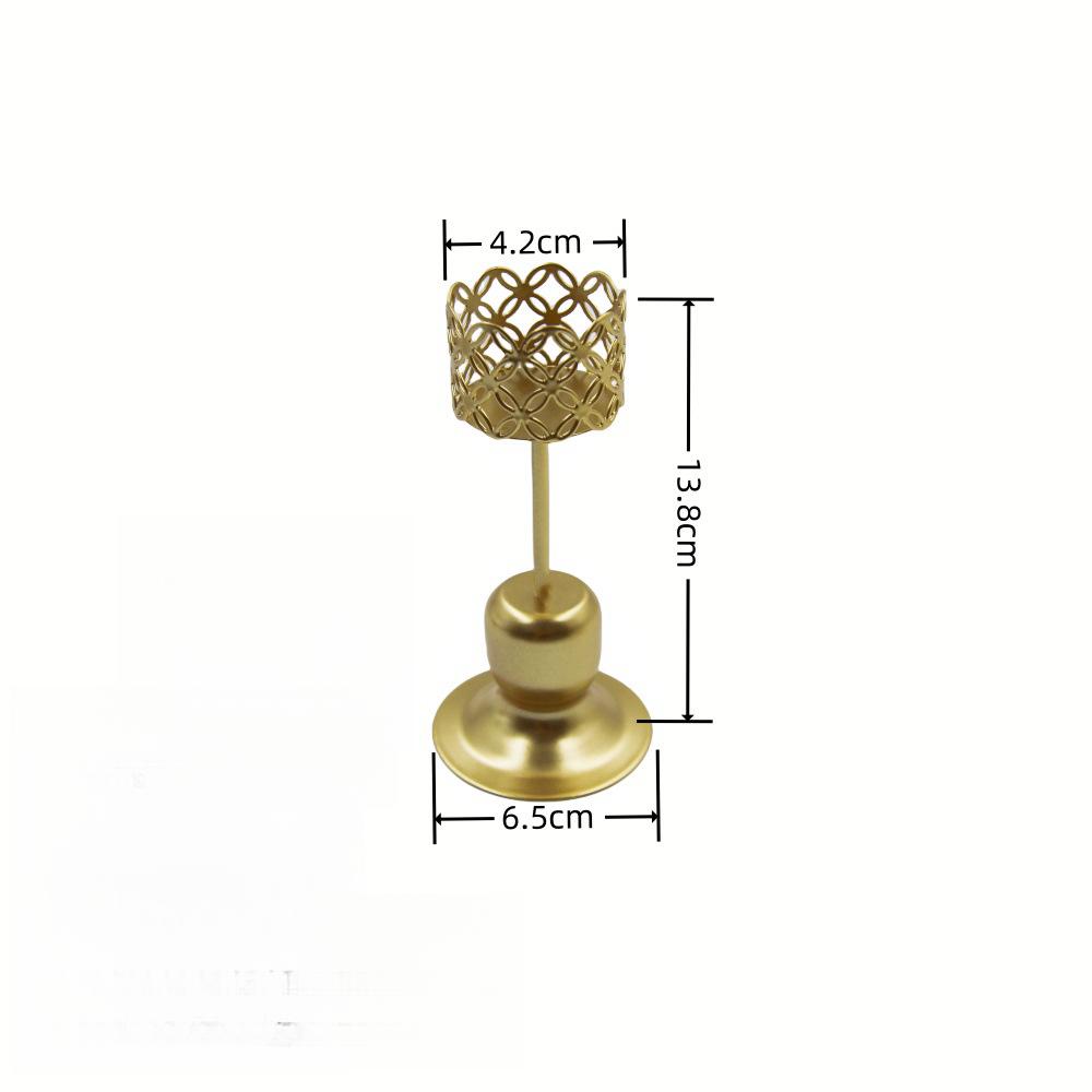 Геометрические украшения из полого железа, украшения для домашнего подсвечника
