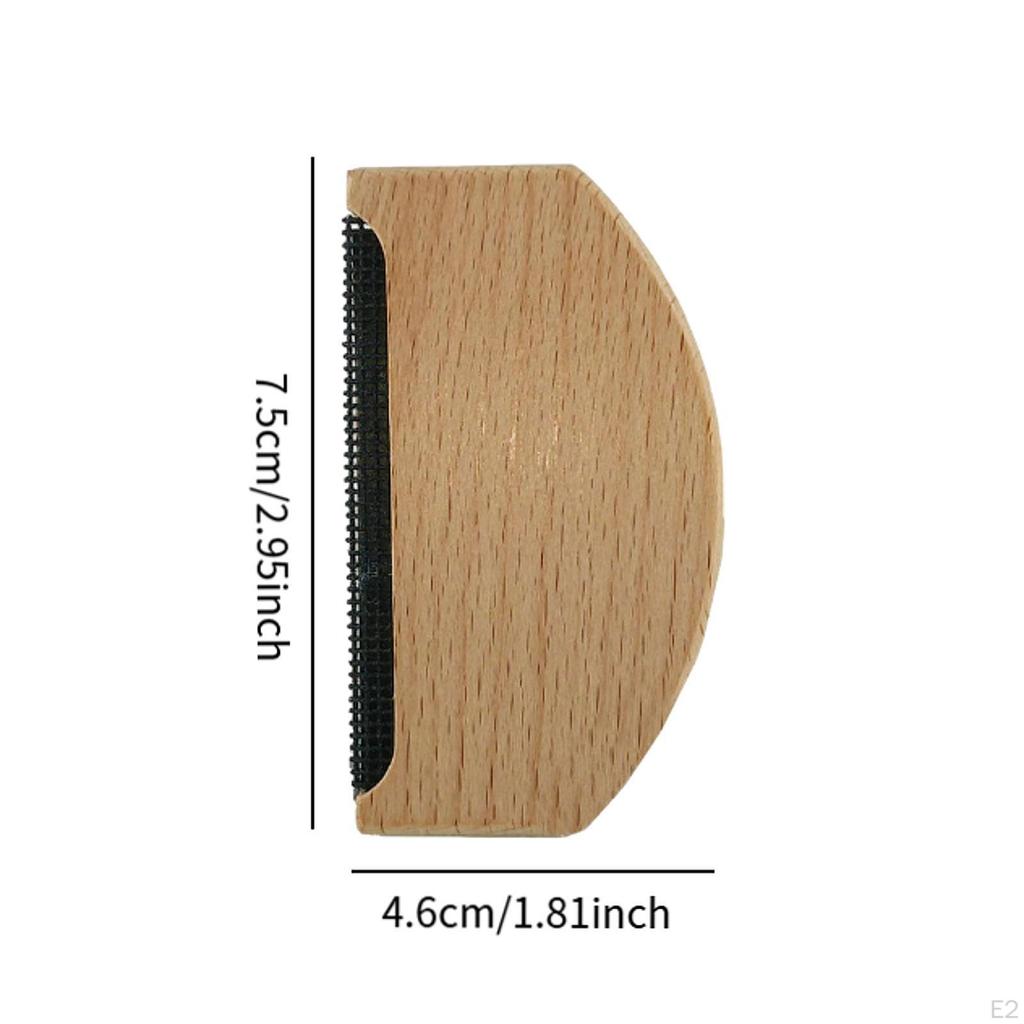 Cashmere Comb,Fuzz Remover,Multifunctional Lightweight,Travel,Wooden Brush Tool,Sweater Shaver