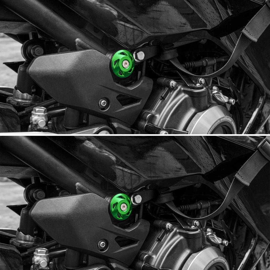 Motikvans 2 шт. для Kawasaki Ninja 250 400 Z400 Заглушка отверстия рамы Зажим рамы