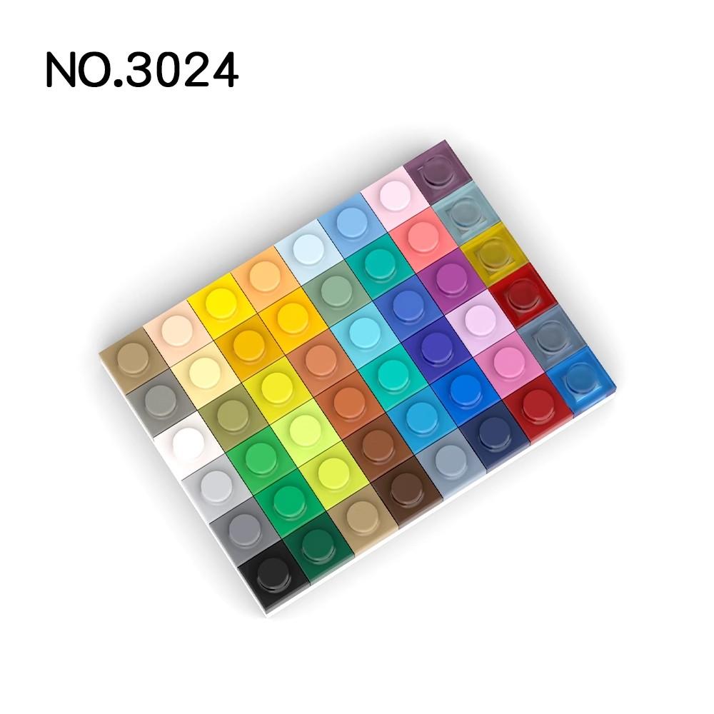 20 шт. Детали MOC 3024 Пластина 1x1 Совместимые Кирпичики DIY Сборка Строительные Блоки Частица Детская Головоломка Мозговая Игрушка Подарок