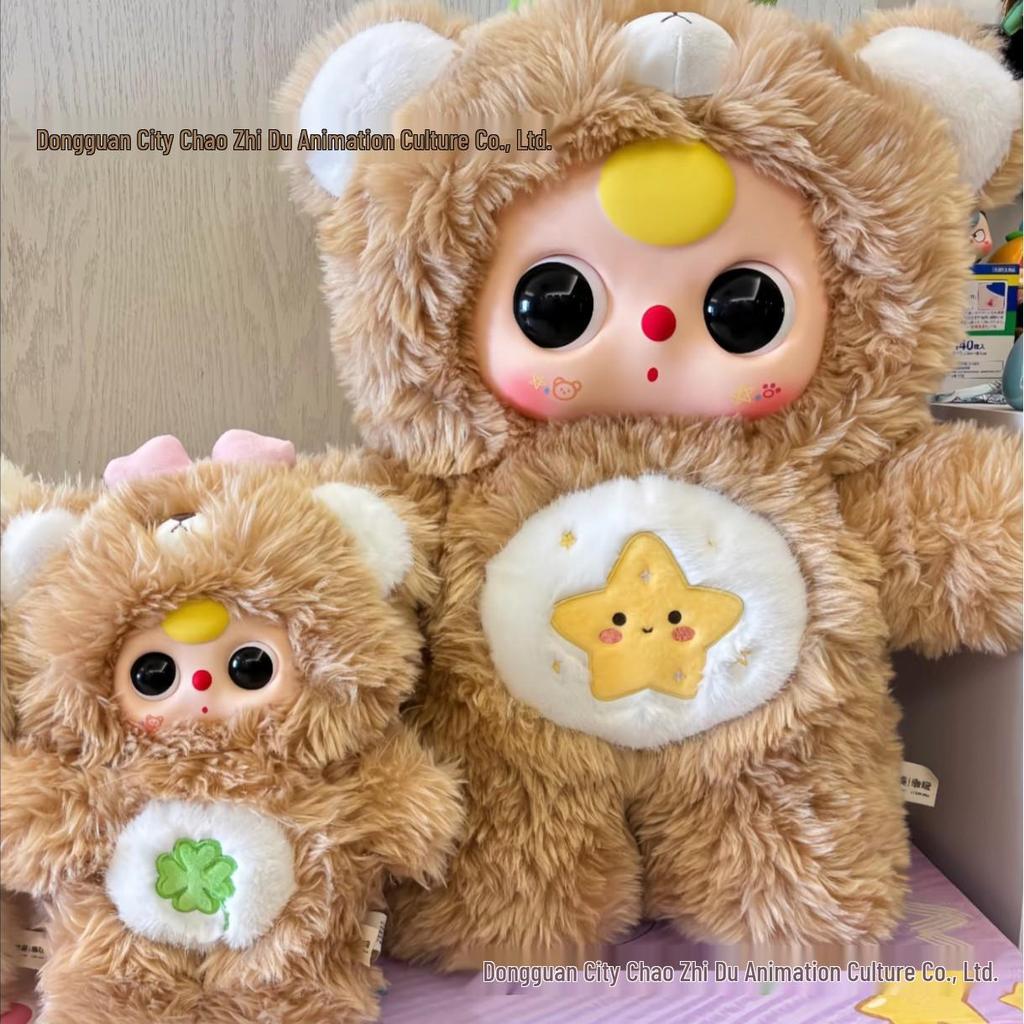 Кукла-медвежонок Babythree трехлетний с телом 000 + карта тела 400 для комнаты Douyin Live, Хит продаж