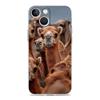 Прозрачный чехол-бампер для iPhone 17 16 15 14 13 12 11 Pro Max Plus 17 AIR Ударопрочный Мягкий ТПУ Корпус Животное Верблюд Fundas