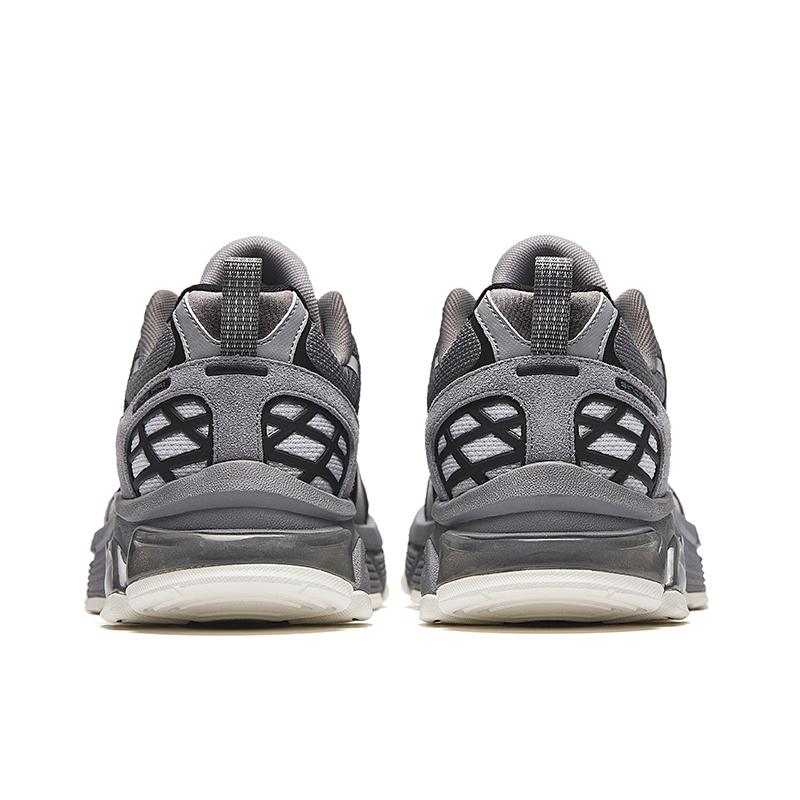 Anta Мужские ретро-кроссовки Qianxi Chunky Dad Shoes Серый Белый 112448895-2
