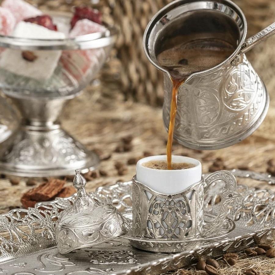 Турецкий медный кофейник, Кофейник традиционного дизайна, Кофейник, Кухонные принадлежности кофейника,