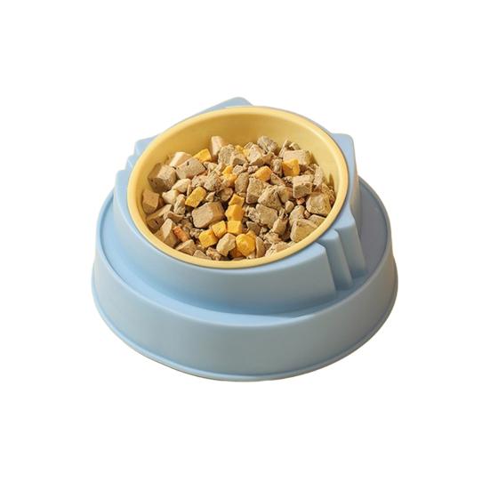 Миска для домашних животных, приподнятая, для собак, одинарная/двойная, непроливающаяся, противоскользящая, для кошек, кормушка для корма и воды для домашних животных