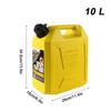 Fuels Cans 5/10L Portable Fuel Tank Gasolines Diesel Container For Dirt Bike Cars Trailers Motorcycle Emergency Fuels Bucket Can