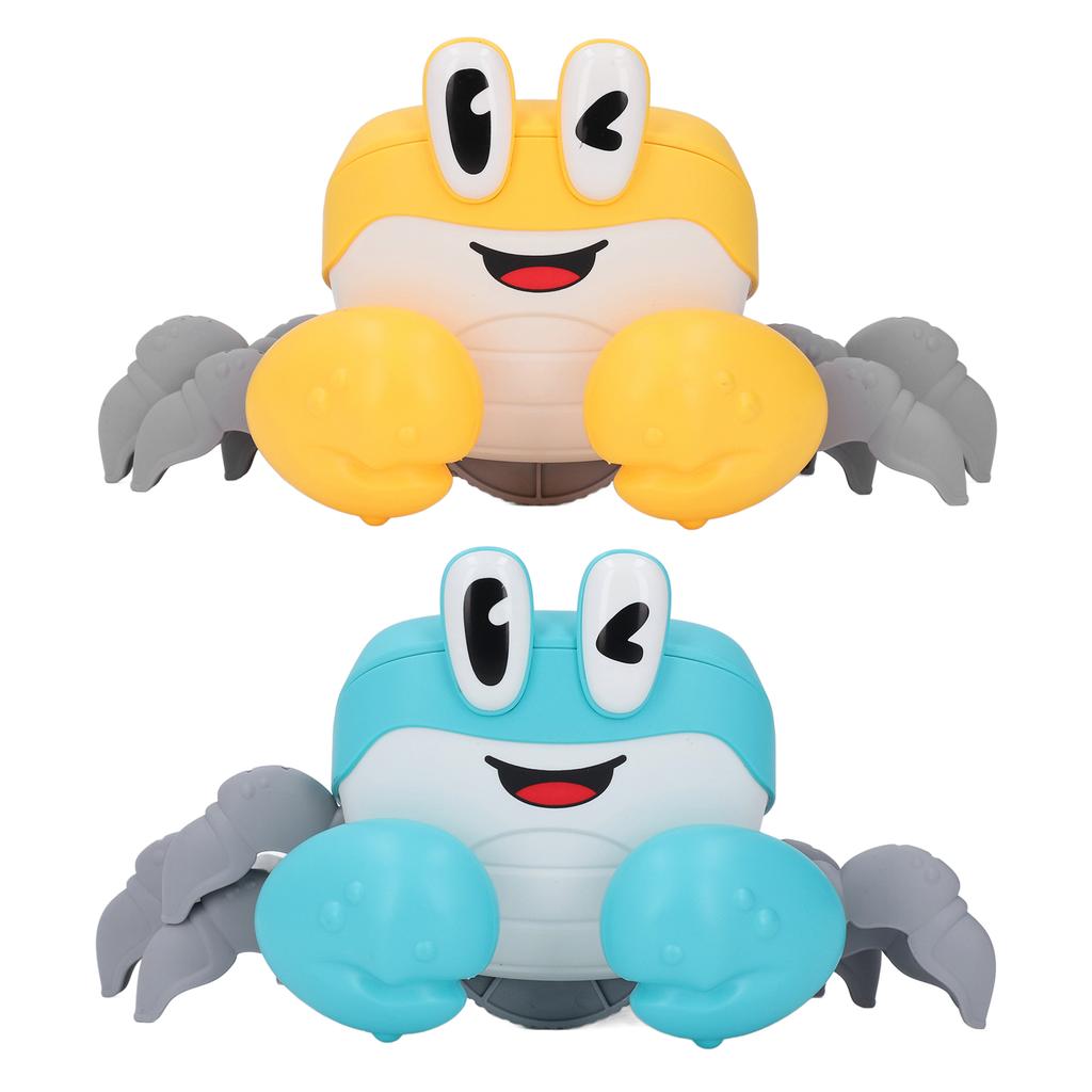 Ползающий краб детская игрушка электрическая обучающая игрушка для ползания светящаяся музыка для младенцев сенсорная индукция краб для рождения