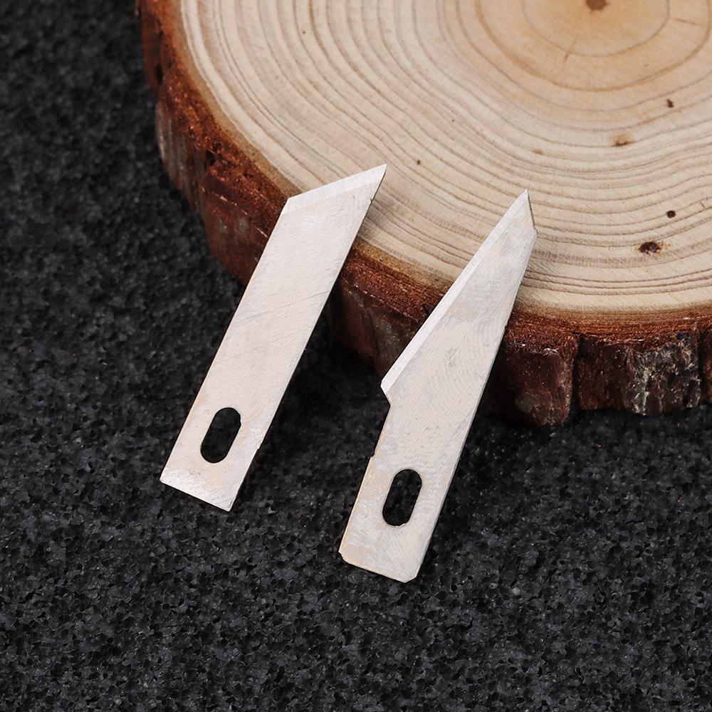 5Pcs Engraving Non-Slip Metal Scalpel Knife Parts Blades Cutter Craft Knives for Mobile Phone PCB Repair Hand Tools