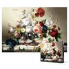 Пазл из 2000 деталей - Ваза с розами, привлекающая бабочек (мини), популярная корейская головоломка