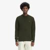 Fred Perry [Четкий] Вязаный джемпер из шерсти ягненка - Охотничий зеленый Afpm2436539-408